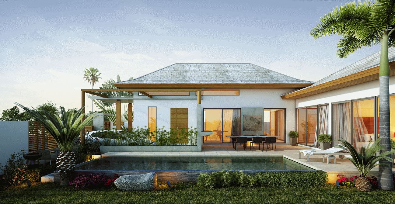 2 bedroom tropical luxury villa in Kamala