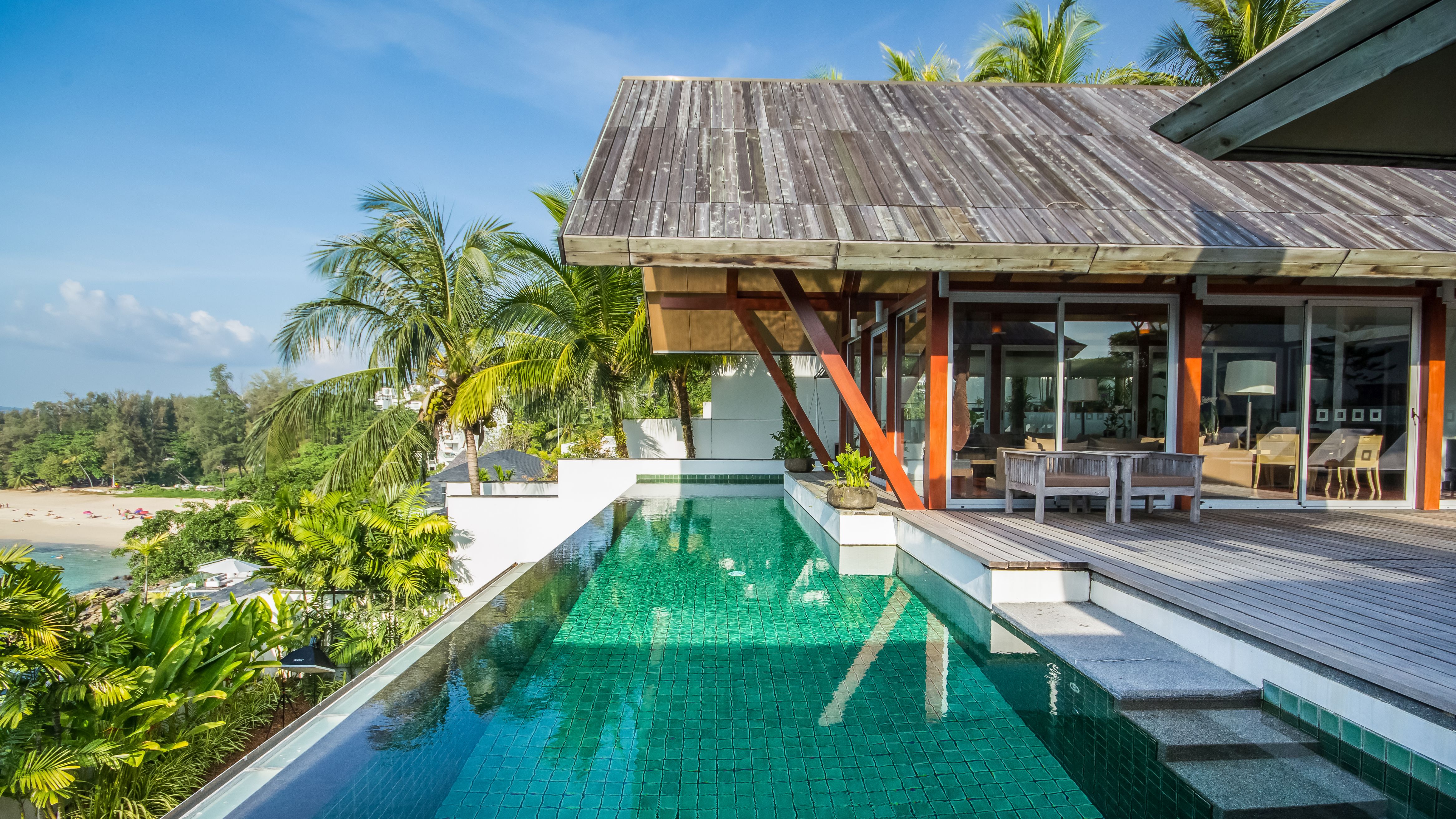 4 bedroom waterfront villa overlooking Surin beach