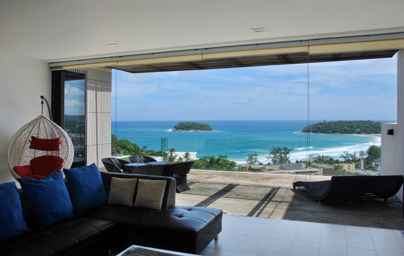 2 bedroom luxury seaview apartment overlooking Kata beach