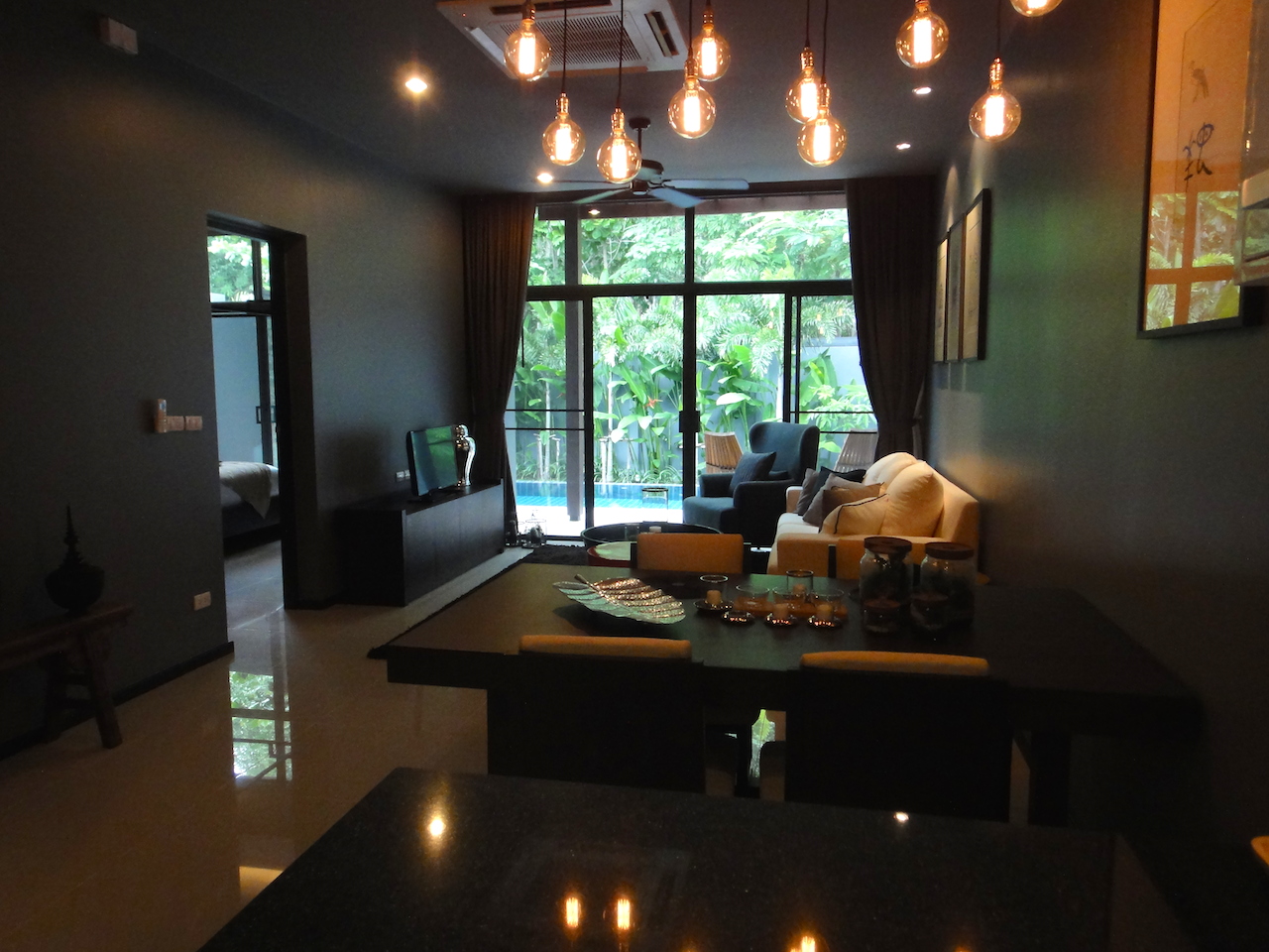 2 bedroom modern elegant new Nai Harn villa