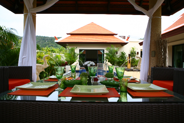 3 bedroom villa inside gated area in Nai Harn