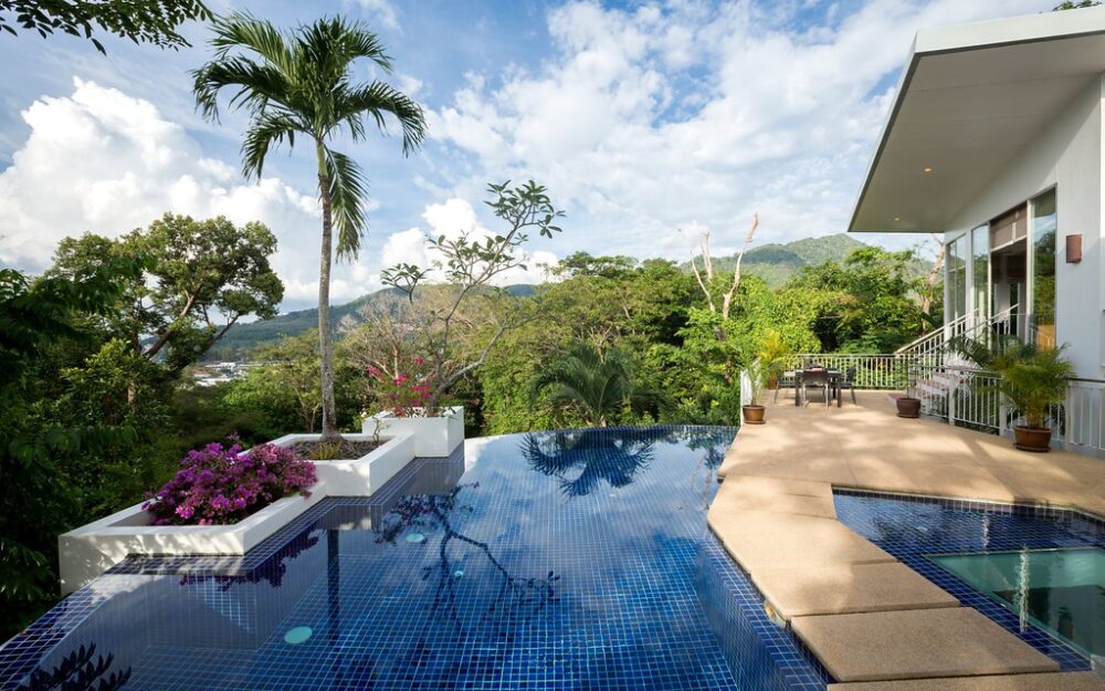 4 bedroom luxury villa with views of Kamala bay