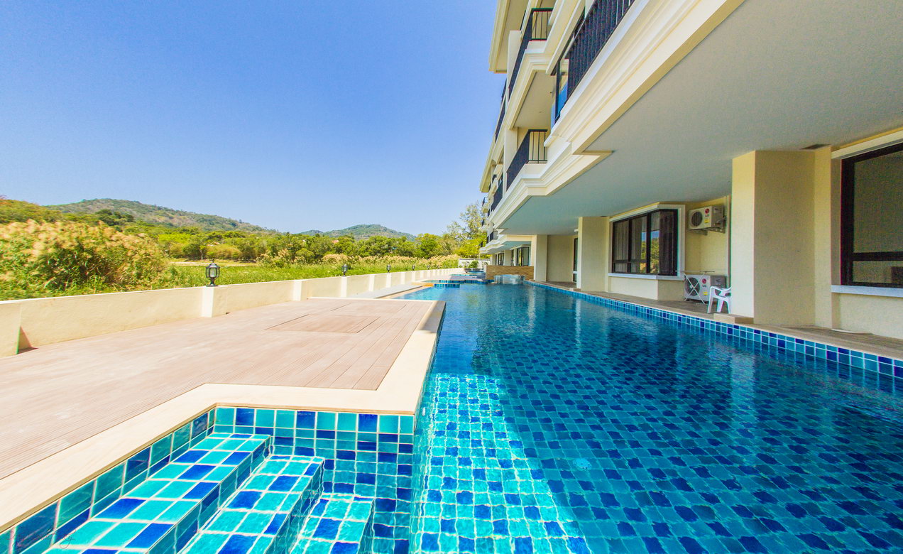 2 bedroom pool access apartment in Nai Harn complex