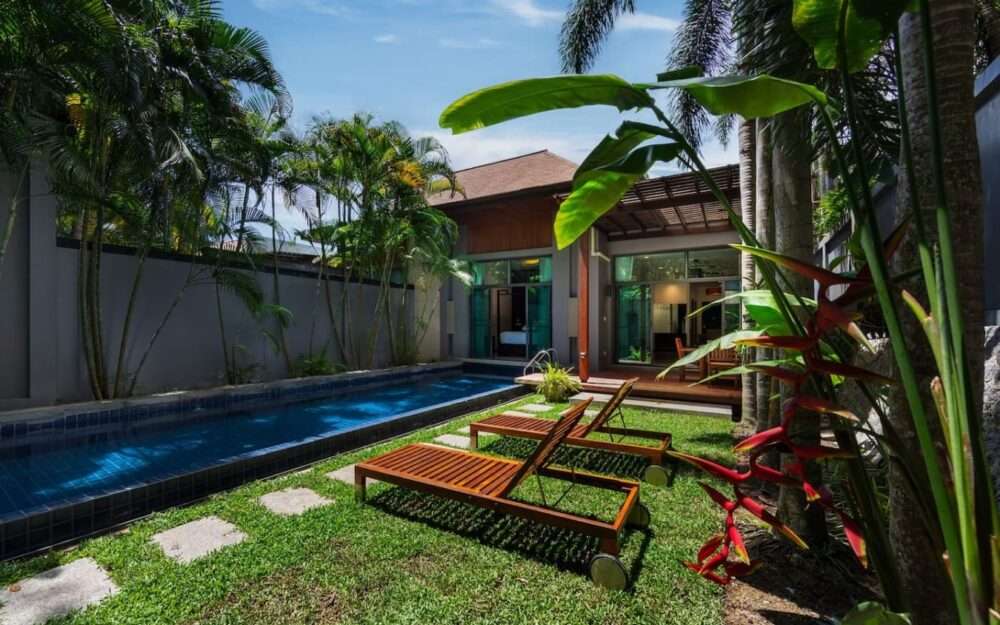3 bedroom villa inside secure estate in Nai harn