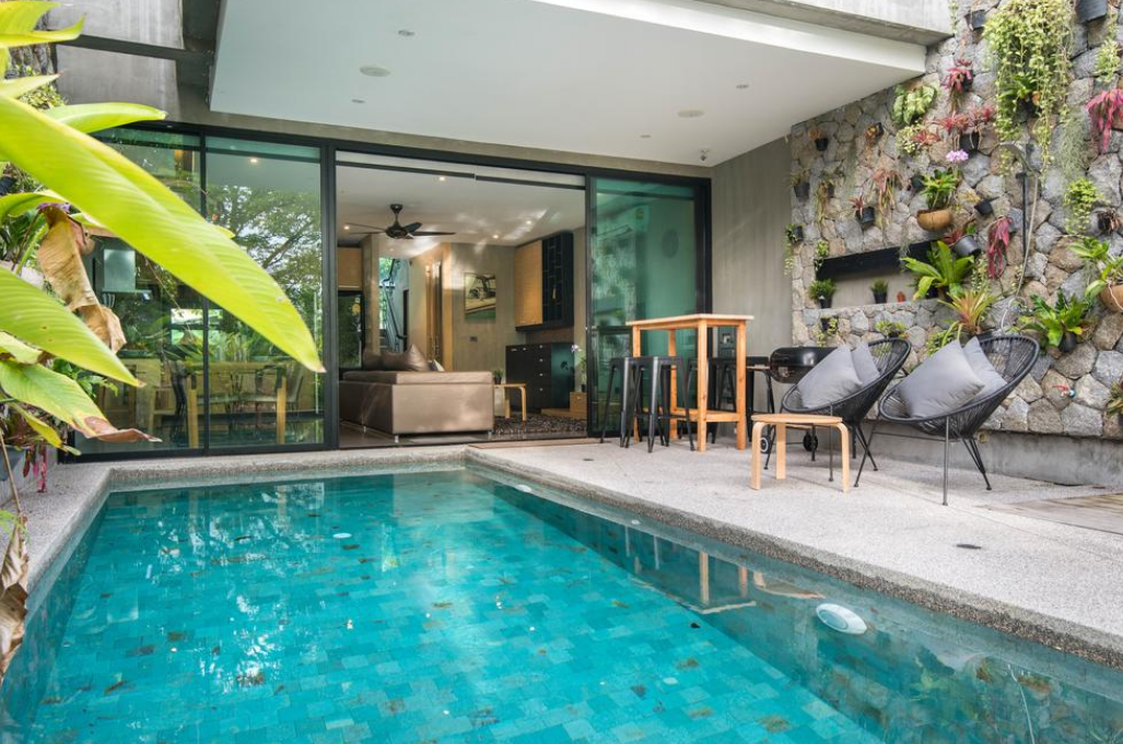 3 bedroom modern pool villa in Kamala