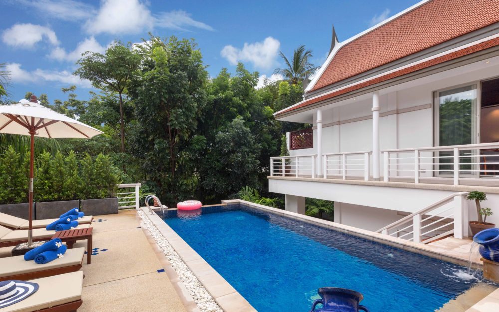 6 bedroom villa combined from two villas in Kata beach