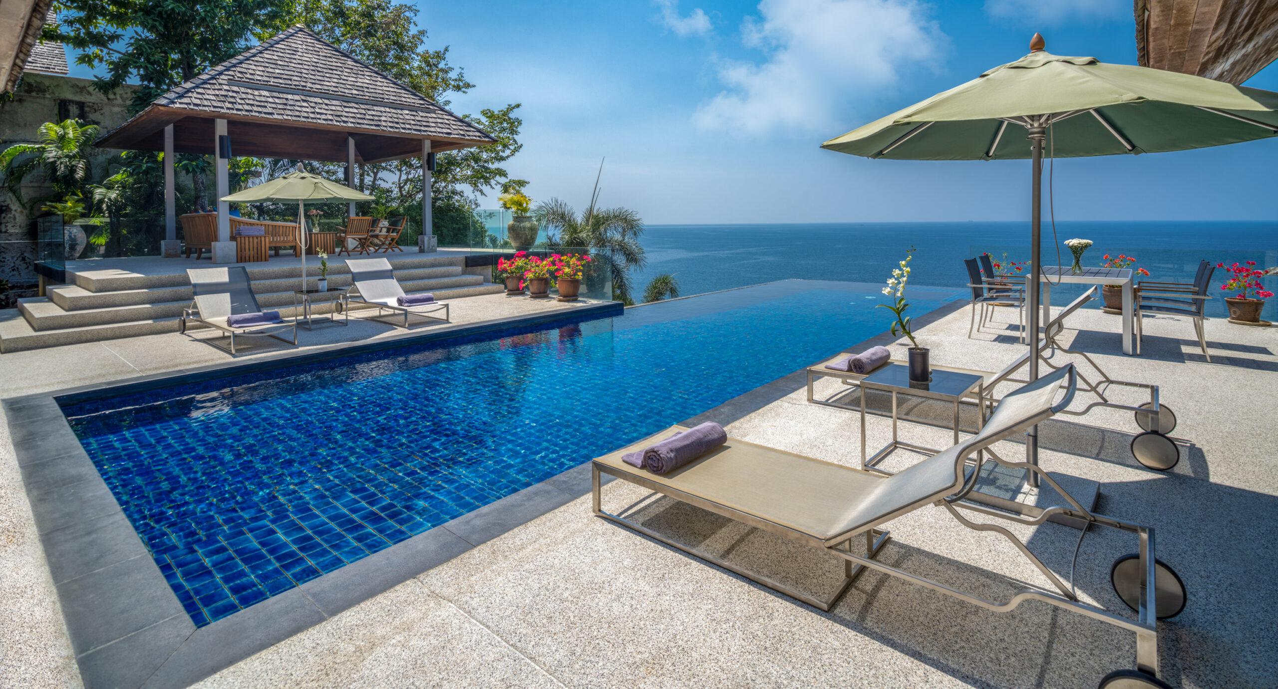 5 bedroom luxury villa for sale perched above Kamala beach