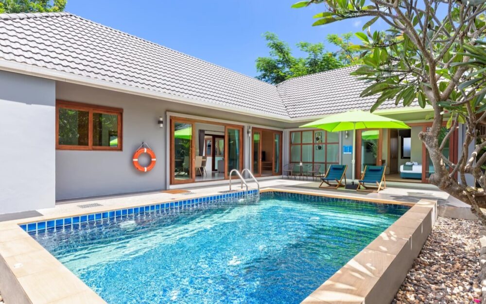 2 bedroom pool villa inside newly build Nai Harn project