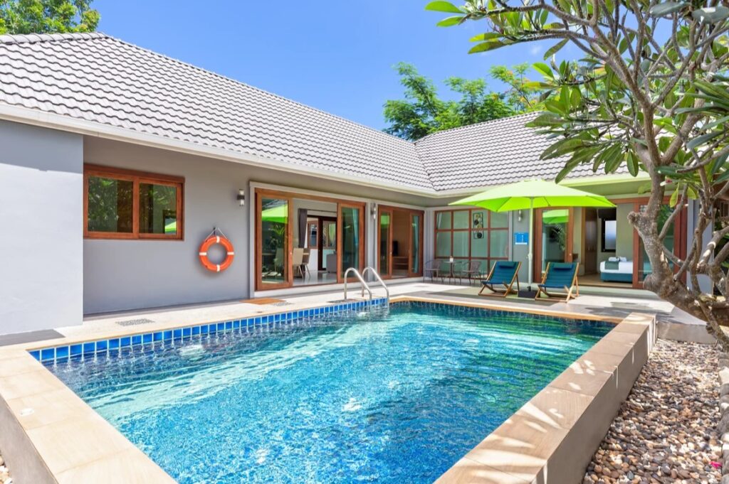 2 bedroom pool villa inside newly build Nai Harn project