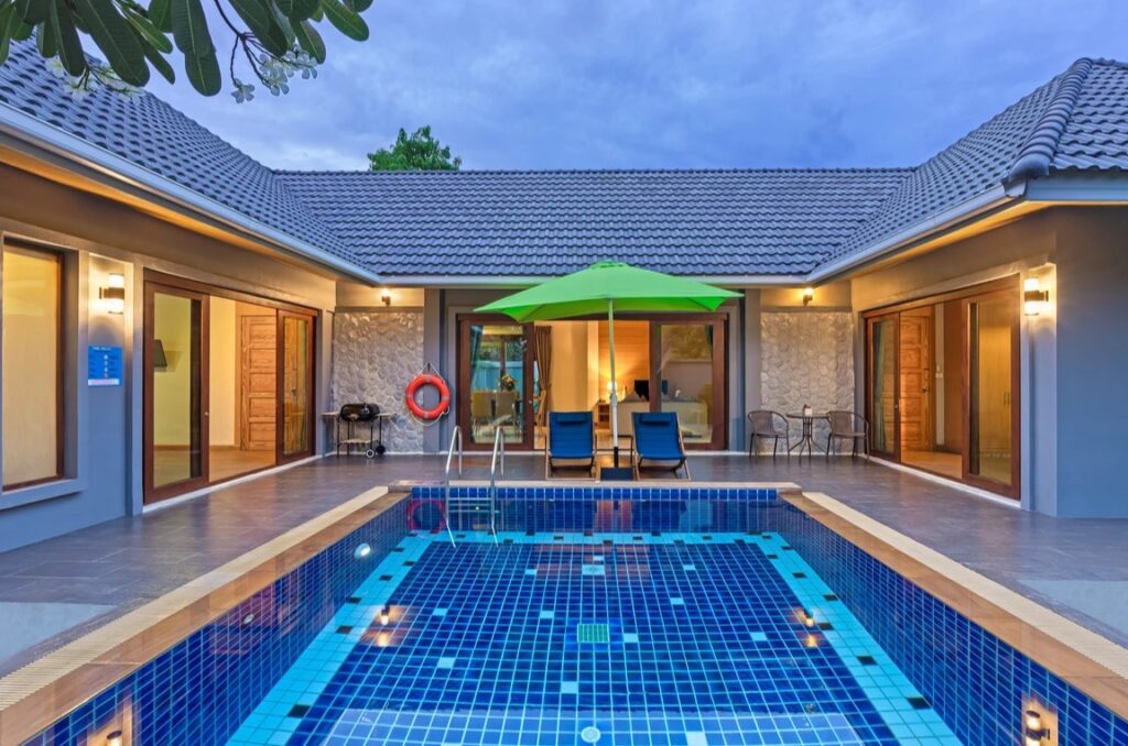 3 bedroom pool villa inside newly build Nai Harn project