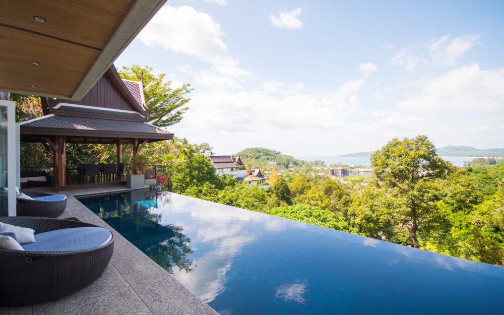 4 bedroom villa with amazing views of Surin beach