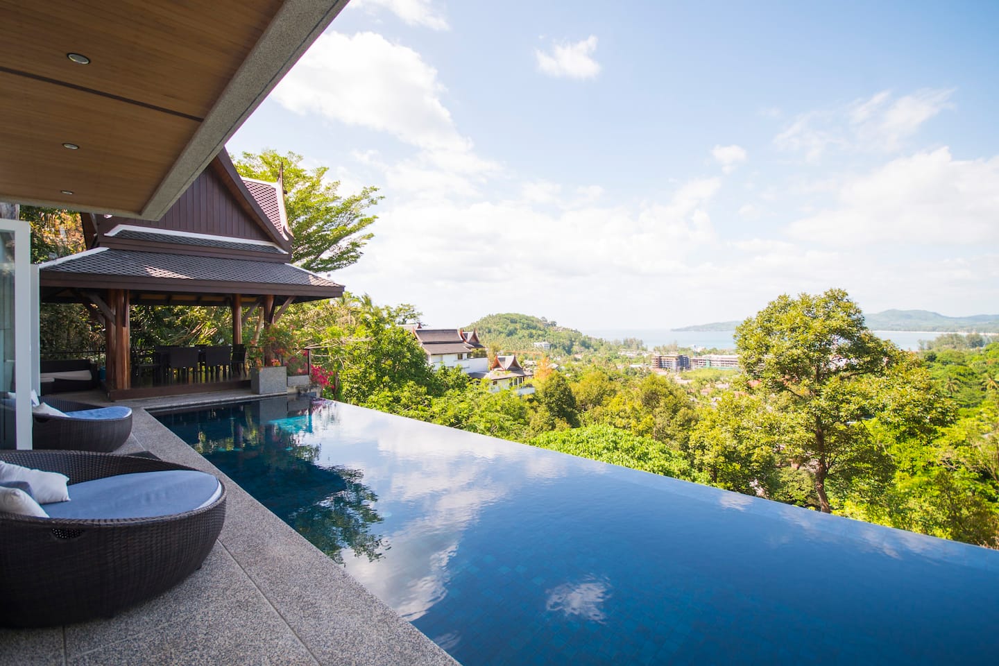 4 bedroom villa with amazing views of Surin beach