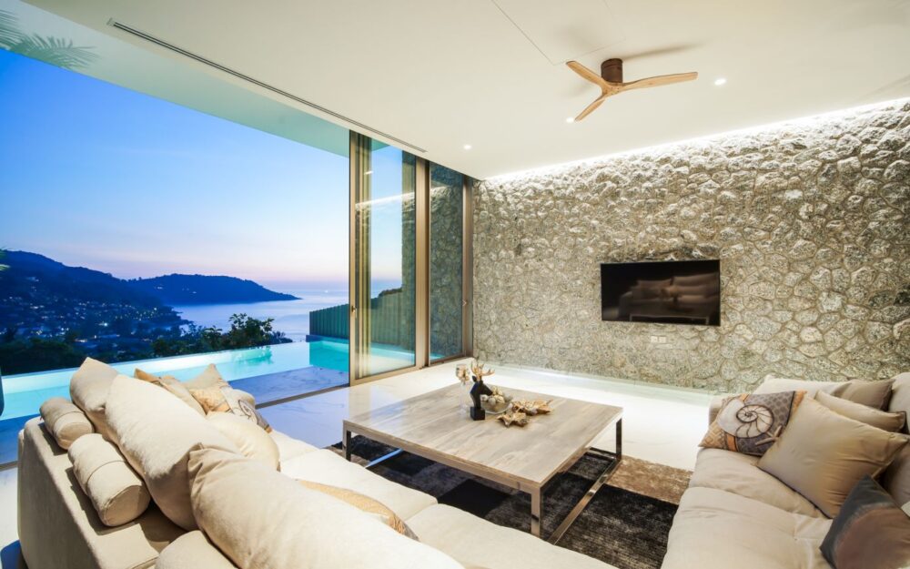 3 bedroom luxury seaview villa in Kata Noi beach