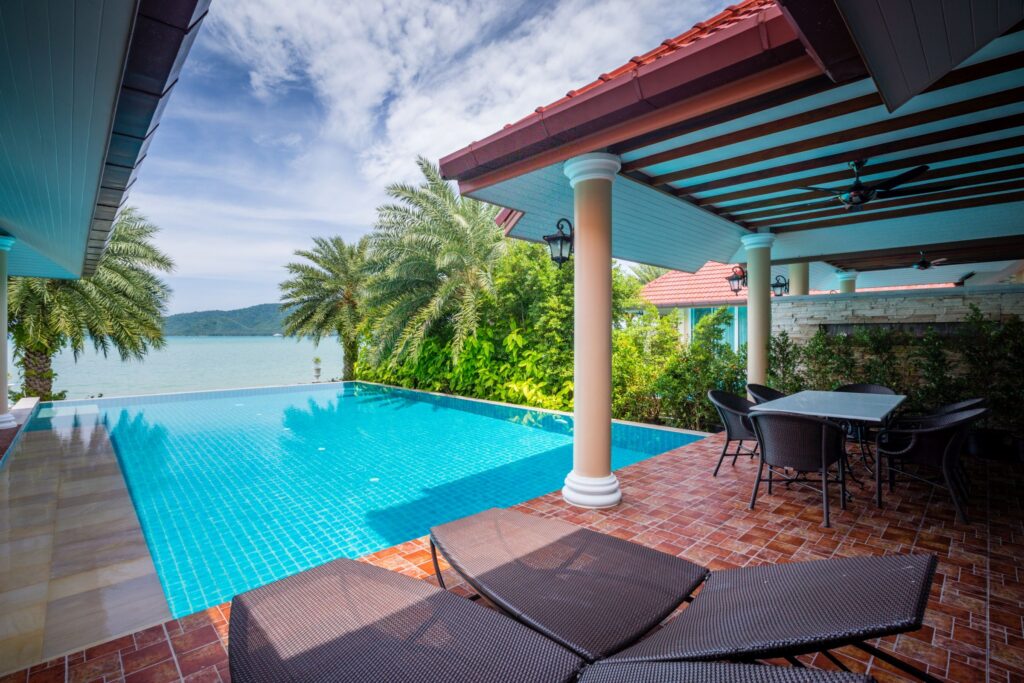 3 bedroom private pool villa by the beach
