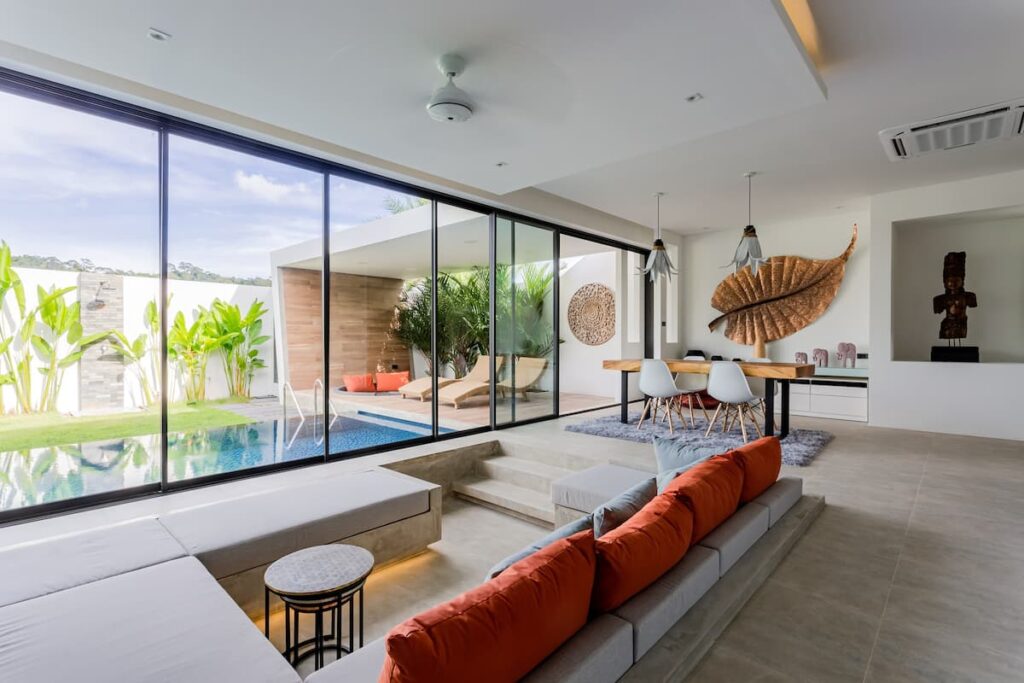 2 bedroom pool villa inside Nai thon complex