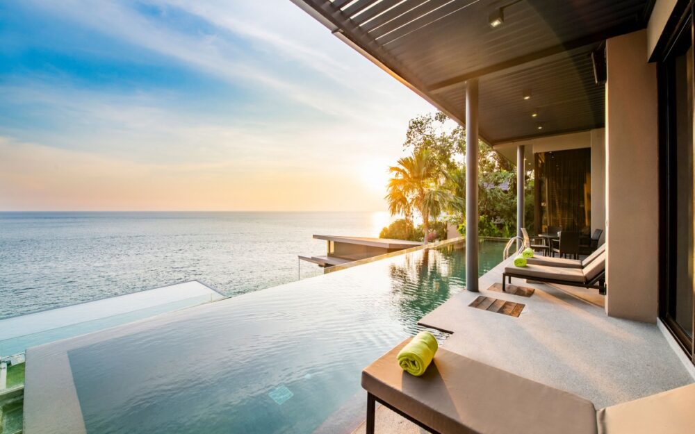 2 bedroom elegant classic sea view pool villa in Kata