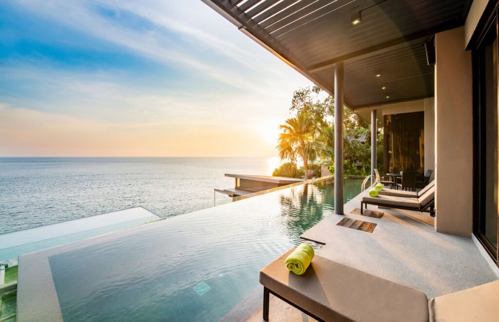 2 bedroom elegant classic sea view pool villa in Kata