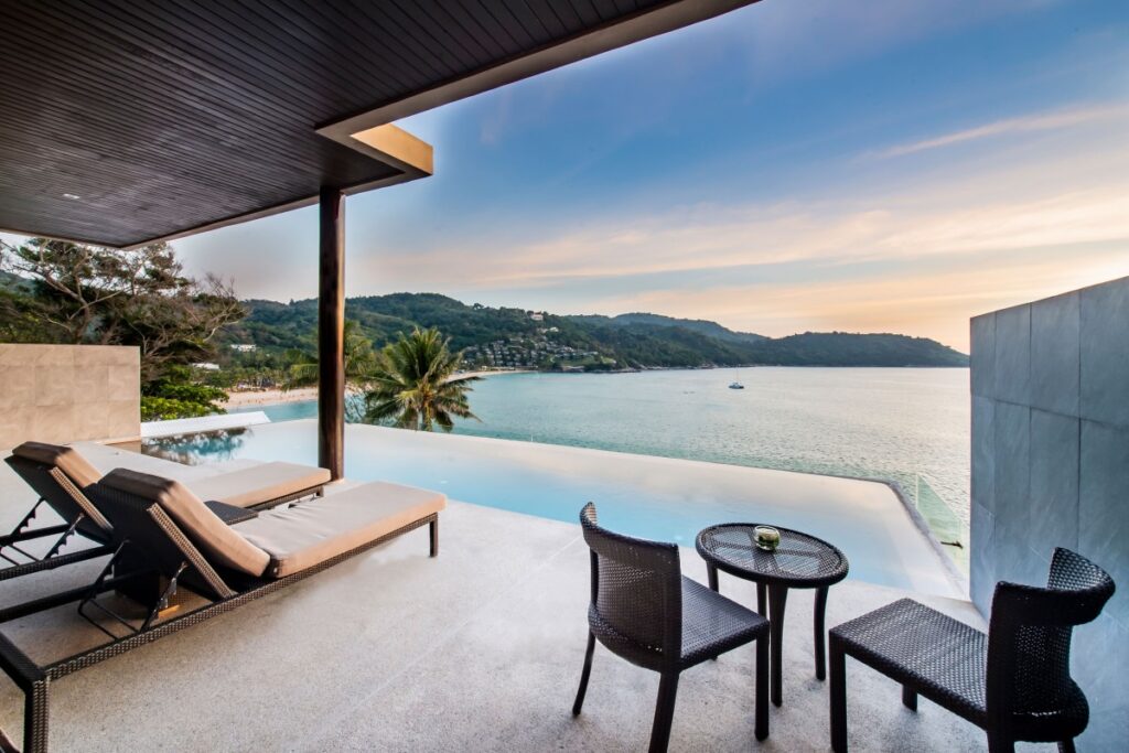 1 bedroom private pool villa with sea views in Kata
