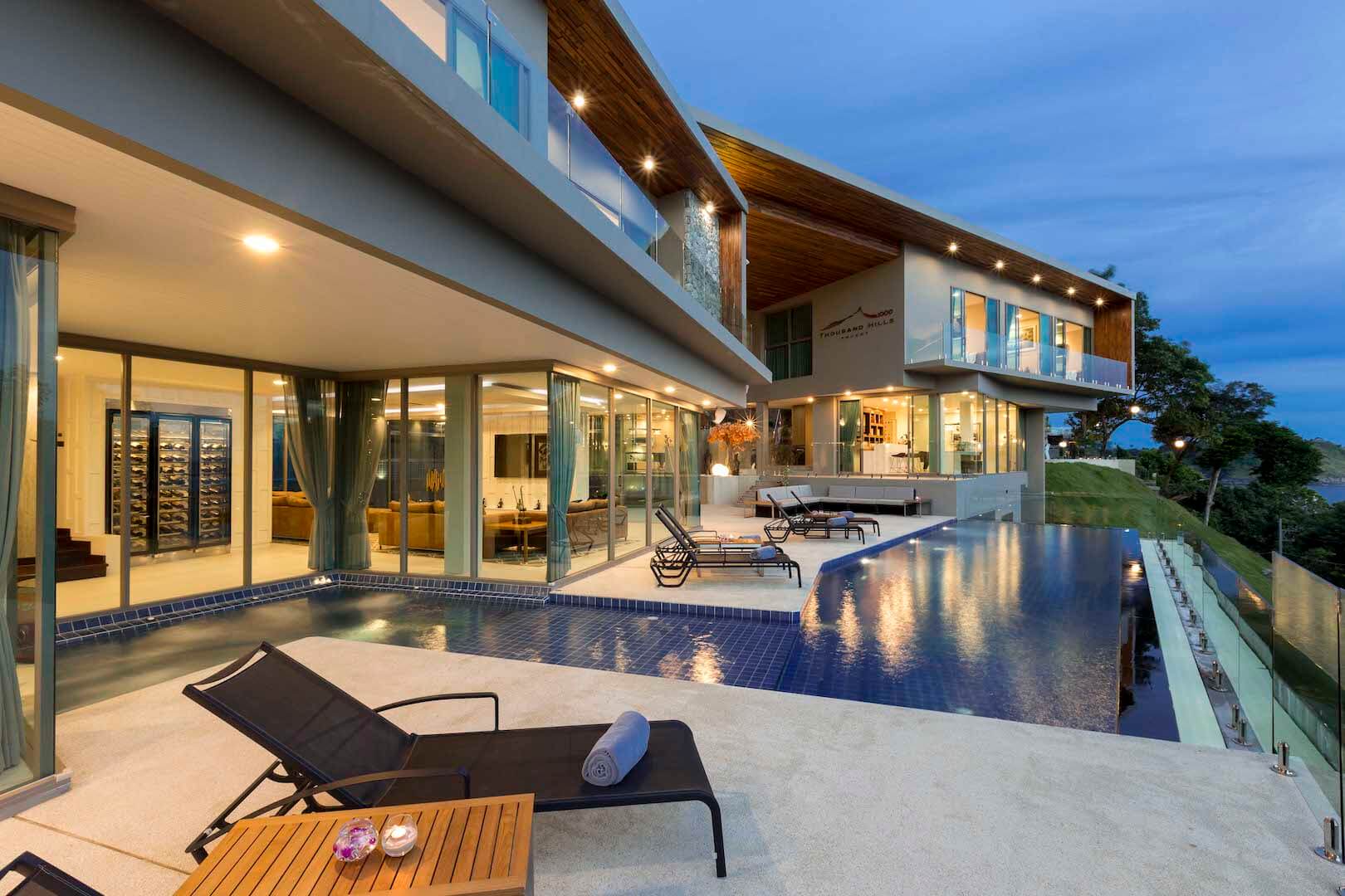 9 bedroom luxury beachfront villa in Nai Harn